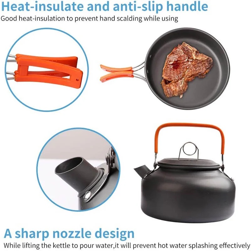 Campingkookset Campingkookgere - Camping Cooking Rice recensie en prijs